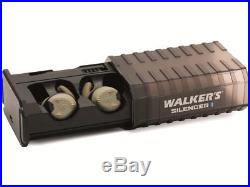 Walker's GWP-SLCR-BT Razor Silencer Earbuds Electronic Hearing Protection Blueto