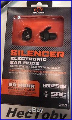 Walker's Game Ear In-Ear Razor Silencer Electronic Earbud Set GWP-SLCR