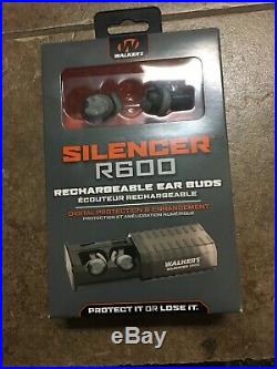 Walker's Game Ear Silencer Earbuds Rechargeable
