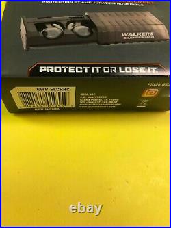 Walker's R600 Rechargeable Electronic Earbuds GWP-SLCRRC New Sealed