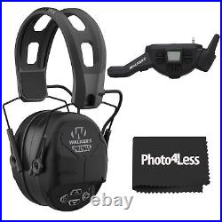 Walker's Range Electronic Slim Firemax Digital Muff Earmuffs Bundle