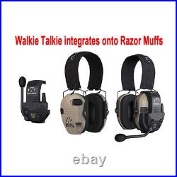 Walker's Razor Slim Electronic Muff (Black, 2-Pack) with Accessory Bundle