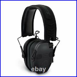 Walker's Razor Slim Folding Protection Electronic Shooting Muffs, Black (2 Pack)