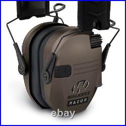 Walker's Razor Slim Shooter Electronic Hearing Protection Earmuff, (2 Pack)