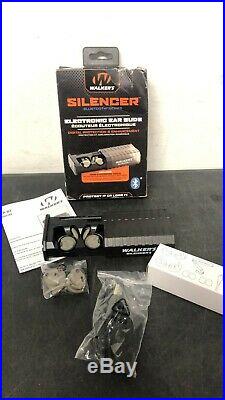 Walker's SILENCER Electronic NRR 23dB In-Ear Ear Buds GWP-SLCR-BT (PRE-OWNED)