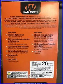 Walker's SILENCER Rechargeable Ear Buds R600 New