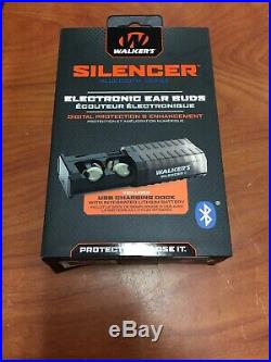 Walker's Silencer Bluetooth Series Electronic Earbuds, 26dB GWP-SLCR-BT