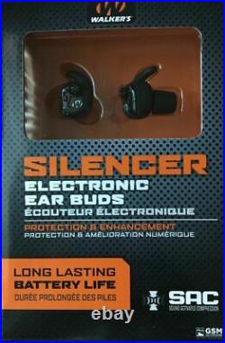 Walker's Silencer Electronic Ear Buds GWP-SLCR 25dn Noise reduction
