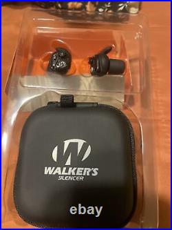 Walker's Silencer Electronic Ear Buds withCase Hearing Protection Sure-Lock Sizing