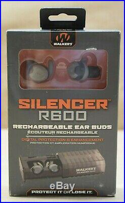 Walker's Silencer R600 Earbuds Rechargeable