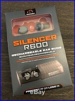 Walker's Silencer R600 Rechargeable Ear Buds GWP-SLCRRC