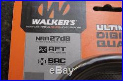 Walker's ULTIMATE Digital Electronic Muffs 27 dB NRR 9x Enhancement GWP-XPMDQBT