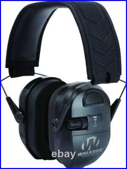 Walker's Ultimate Power Muffs Black 9x Hearing Enhancement Compact GWP-XPMB