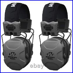 Walker's XCEL 500BT Electronic Shooting Hearing Protection Earmuffs, (2 Pack)