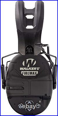 Walkers Firemax Bt Bluetooth Muff, Black, GWP-DFM-BT Protective Ear Muffs