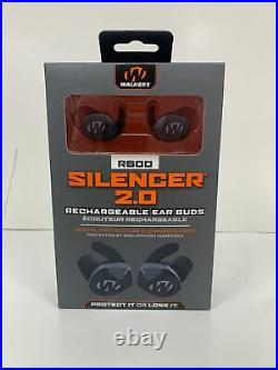 Walkers GWP-SLCRRC2 Silencer 2.0 Rechargeable 24 DB Black Ear Muffs R600