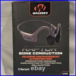 Walkers Game Ear Raptor Bone Conduction Headset Hearing Protection Brand New