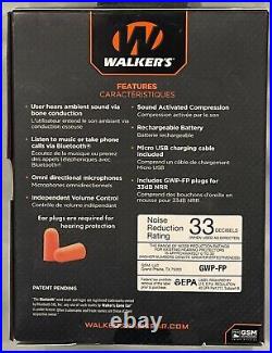 Walkers Game Ear Raptor Bone Conduction Headset Hearing Protection Brand New