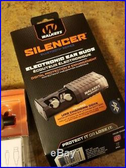 Walkers Game Silencer Ear Buds Bluetooth Electronic 25DB, GWP-SLCR-BT- AUCG479