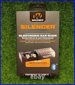 Walkers In-Ear Silencer Bluetooth Series Electronic Earbuds, 23dB GWP-SLCR-BT
