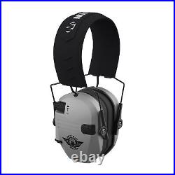 Walkers Razor Electric Slim Grey Earmuffs with Walkie Talkies 2 Pack