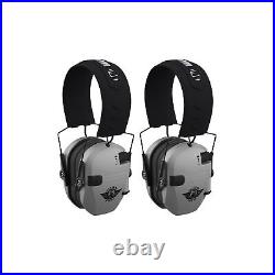 Walkers Razor Electric Slim Talk to Me Goose Gray Earmuffs 2 Pack