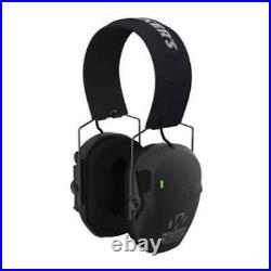 Walkers Razor Rechargeable Muff Advanced Hearing Protection in Sleek Black