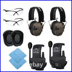 Walkers Razor Slim Electronic Flat Dark Earth Shooting Earmuffs 2 Pack Bundle Walkers Razor Slim Electronic Flat Dark Earth Shooting Earmuffs 2 Pack Bundle