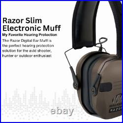 Walkers Razor Slim Electronic Flat Dark Earth Shooting Earmuffs 2 Pack Bundle Walkers Razor Slim Electronic Flat Dark Earth Shooting Earmuffs 2 Pack Bundle