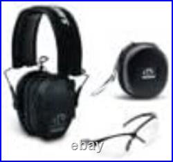 Walkers Razor Slim Electronic Muffs Bundle with Case & Glasses Multiple Colors