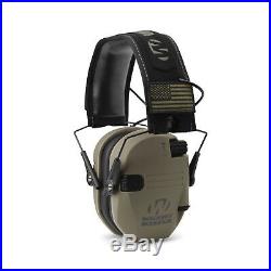 Walkers Razor Slim Electronic Muffs (FDE Patriot) 2-Pack, Walkies & Glasses Kit