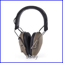 Walkers Razor Slim Protection Electronic Shooting Ear Muffs, Dark Earth (2 Pack)