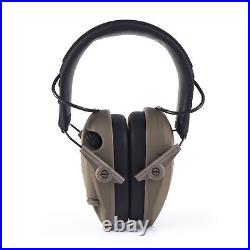 Walkers Razor Slim Protection Electronic Shooting Ear Muffs, Dark Earth (2 Pack)
