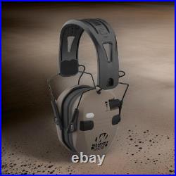 Walkers Razor Slim Quad Electronic FDE Earmuffs with Bluetooth Bundle 2 Pack