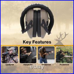 Walkers Razor Slim Quad Electronic Flat Dark Earth Earmuffs 2 Pack Bundle