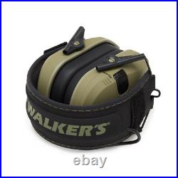 Walkers Razor Slim Ultra Low Profile Compact Design Earmuffs Green 10 Pack