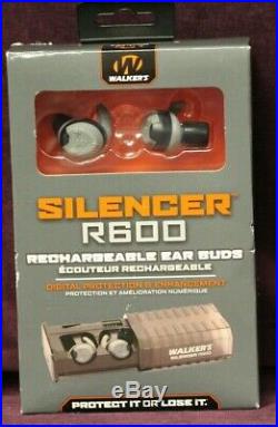 Walkers Silencer R600 (GWP-SLCRRC) Rechargeable Electronic Earbuds Grey