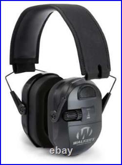 Walkers Ultimate Power Electronic Earmuff 27db Shoot Hunt Hearing Protect BLACK