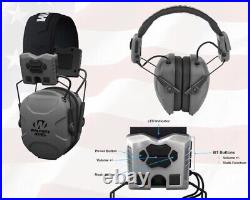 Walkers XCEL 500BT Electronic Ear Muff with Bluetooth + Protective Carry Case