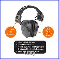 XCEL 500BT Digital Electronic Ear Protection Muff and Protective Case -Ear mu